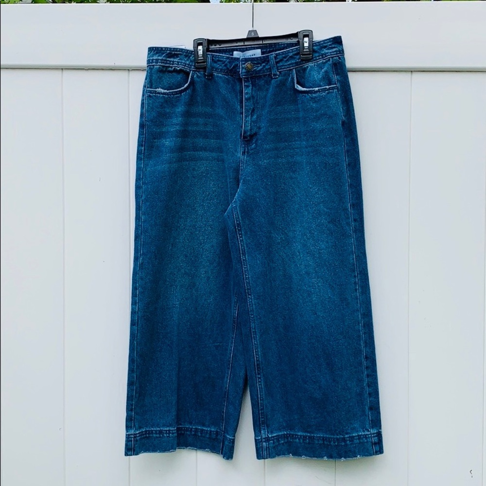 CROPPED WIDE- LEG JEANS BY POP SUGER - Picture 2 of 4
